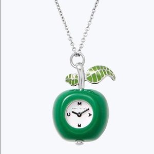 Marc Jacobs Green Apple Watch Charm Necklace